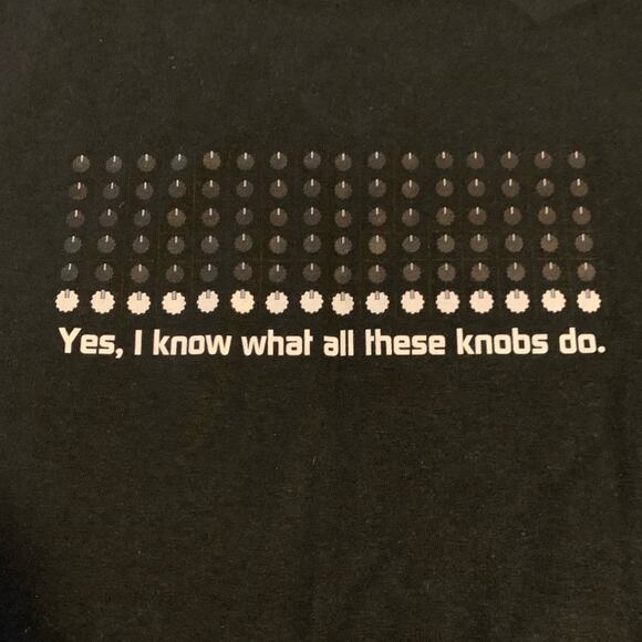 Gildan XL Black Sound Audio Engineer T-shirt L/S XL - Picture 1 of 4